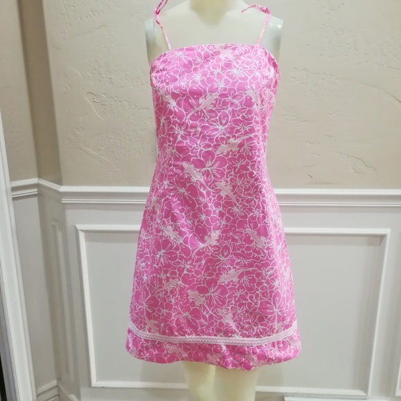 Lilly Pulitzer Dresses & Skirts - Vintage Lily Pulitzer pink sun dress